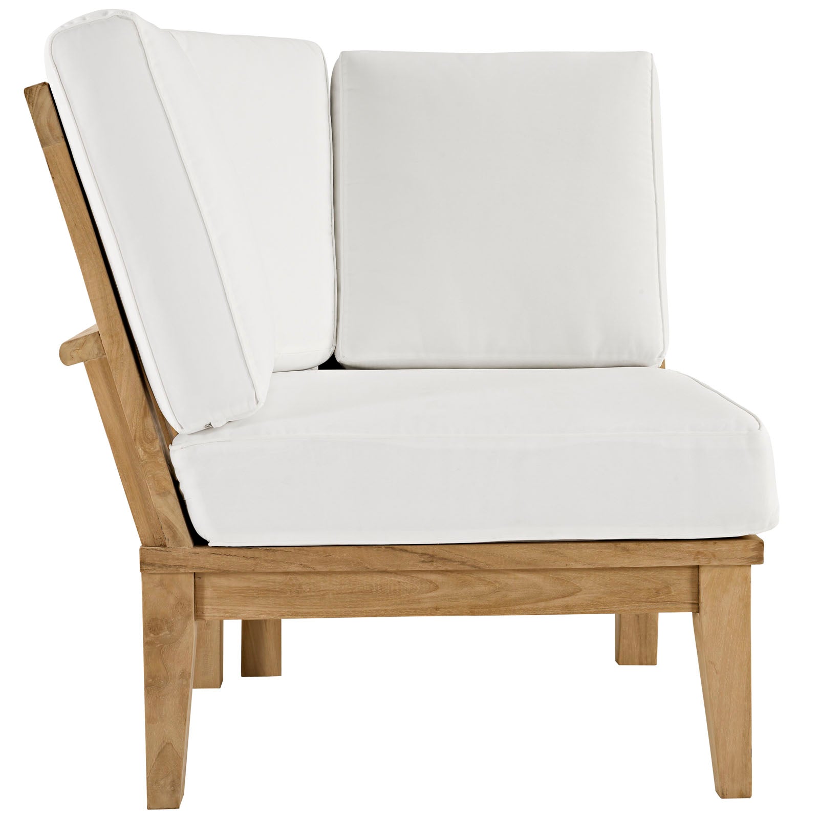 outdoor Outdoor Patio Teak Corner Sofa