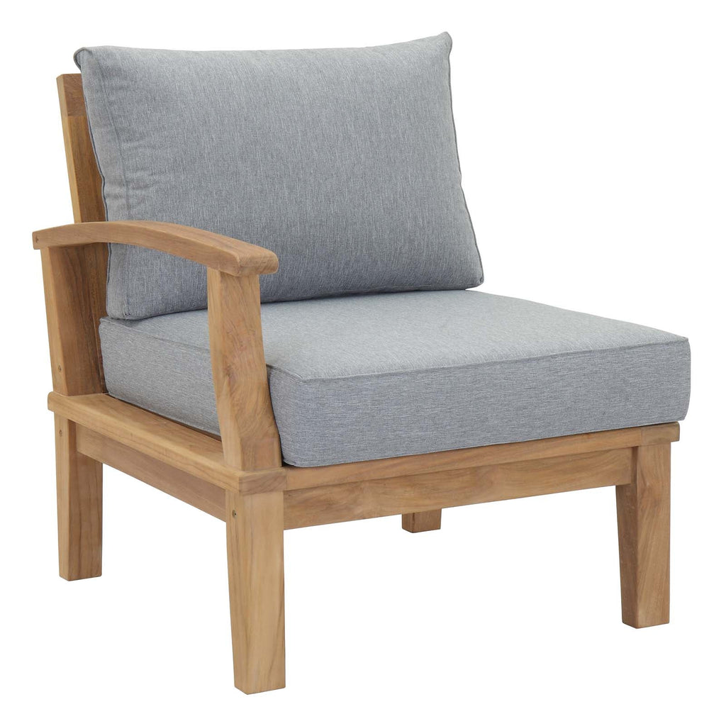 outdoor Outdoor Patio Teak Left-Facing Sofa