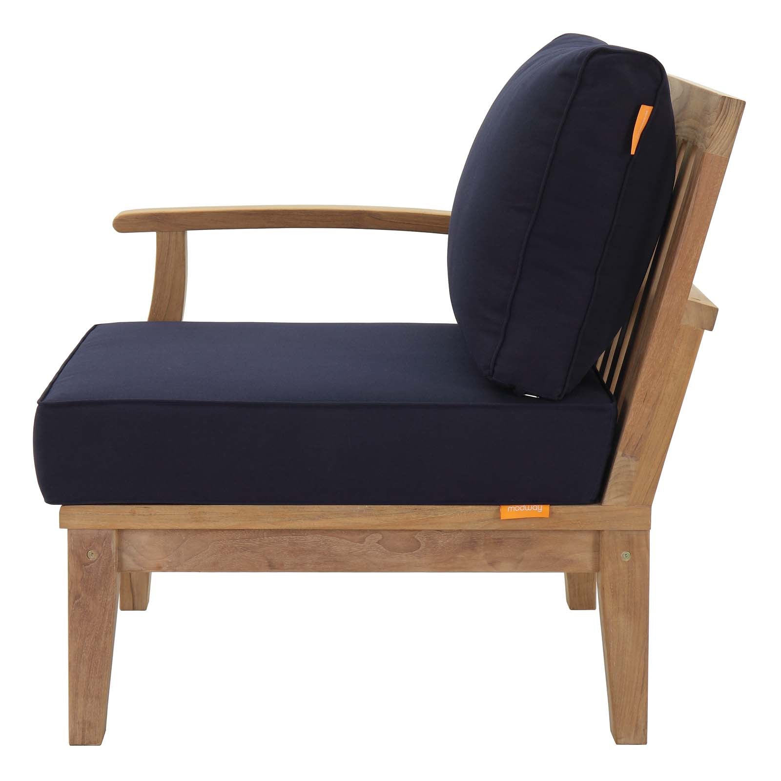 outdoor Outdoor Patio Teak Left-Facing Sofa
