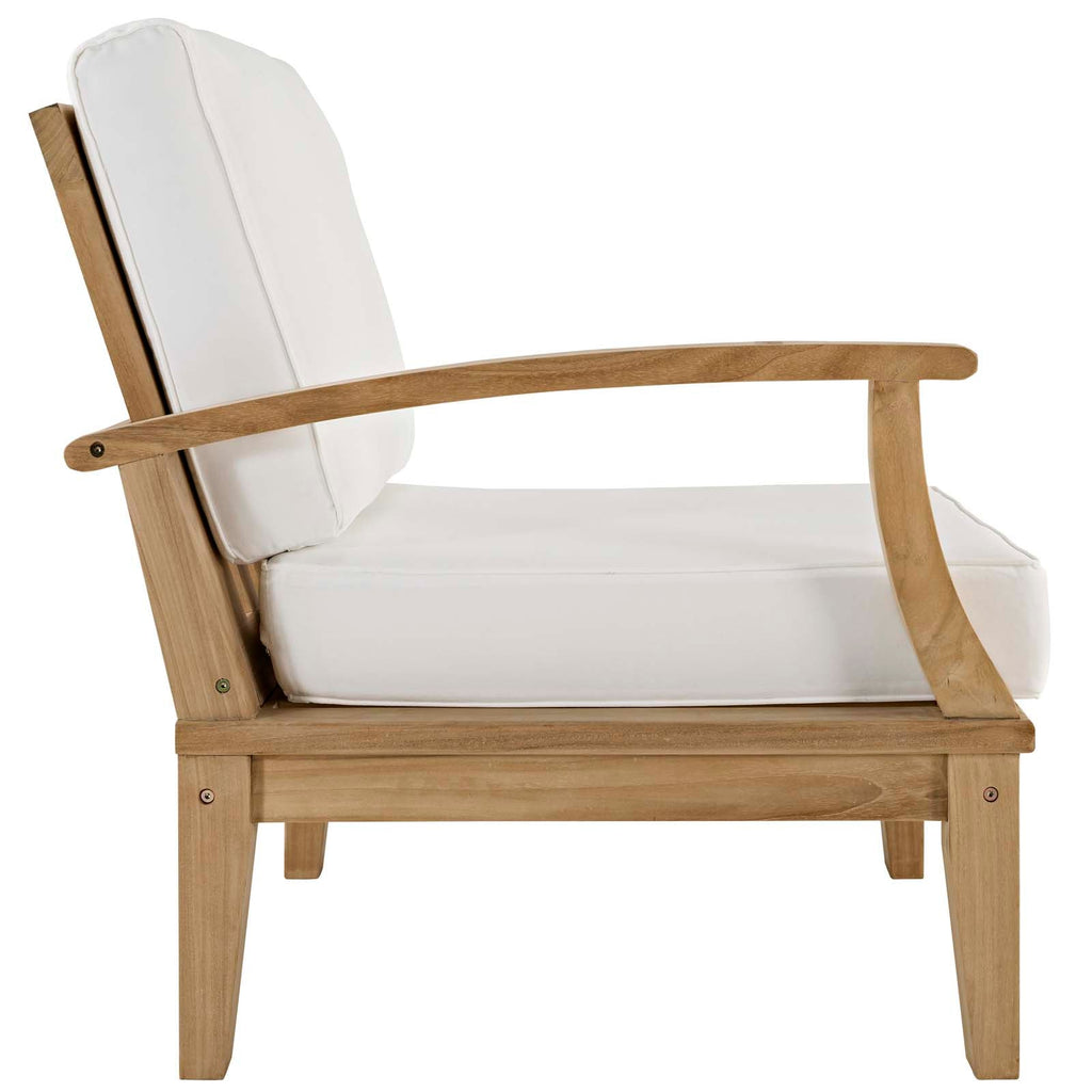 outdoor Outdoor Patio Teak Left-Facing Sofa