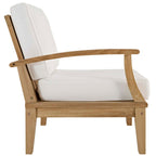 outdoor Outdoor Patio Teak Left-Facing Sofa