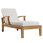 outdoor Outdoor Patio Teak Single Chaise