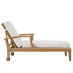 outdoor Outdoor Patio Teak Single Chaise