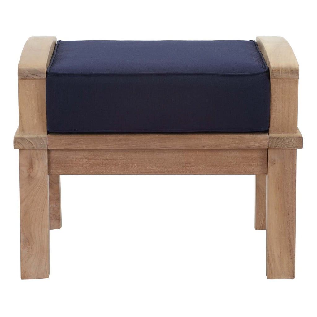 outdoor Outdoor Patio Teak Ottoman