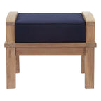 outdoor Outdoor Patio Teak Ottoman