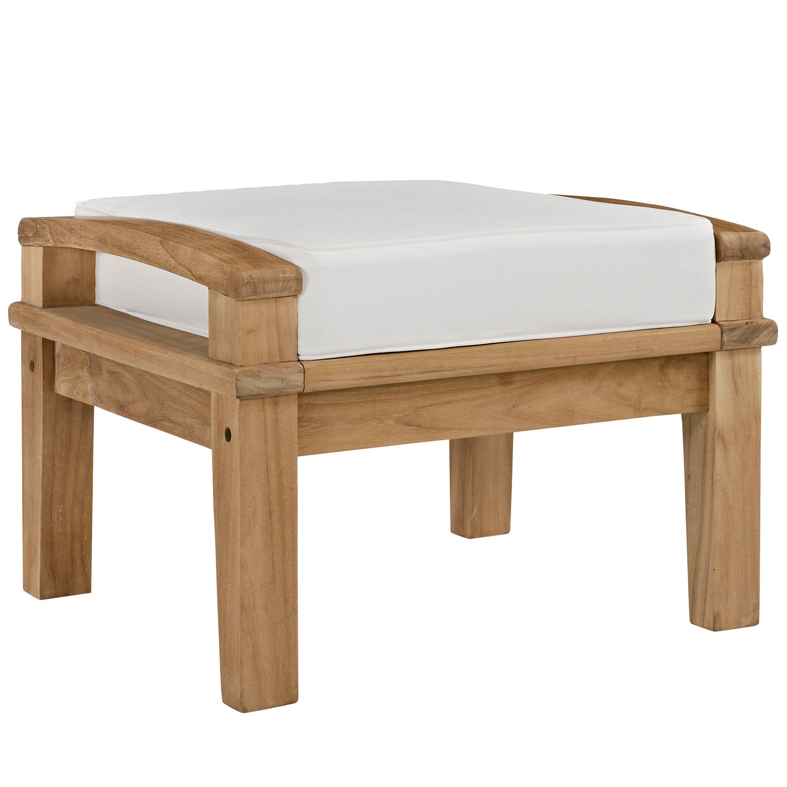 outdoor Outdoor Patio Teak Ottoman