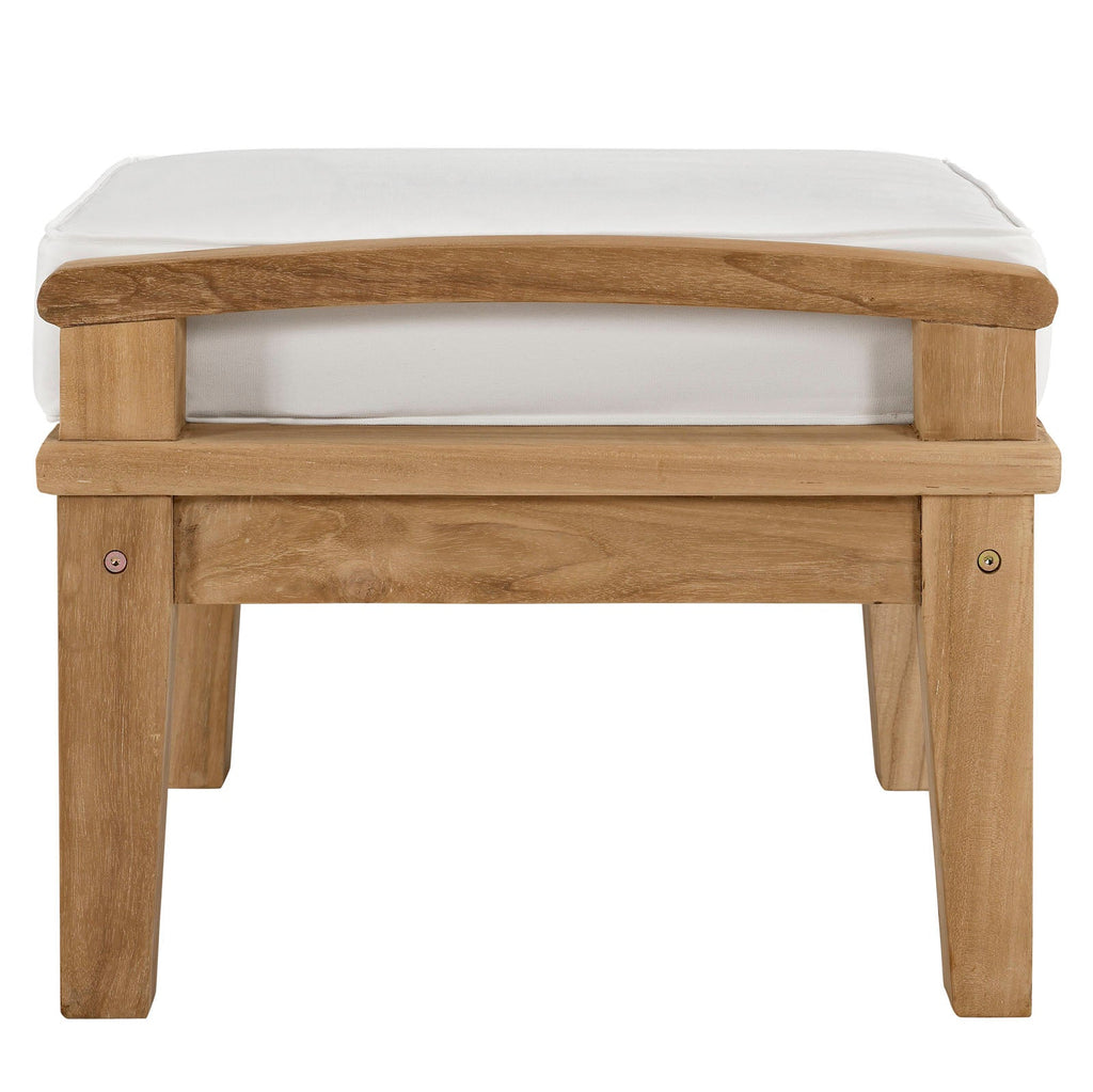 outdoor Outdoor Patio Teak Ottoman