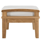outdoor Outdoor Patio Teak Ottoman