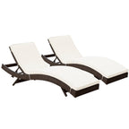 Peer Outdoor Patio Chaise Set of 2