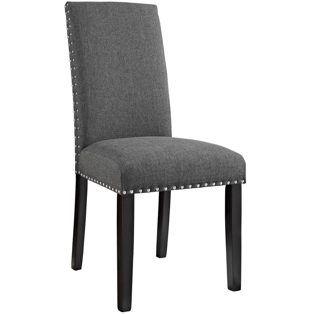 Parcel Dining Upholstered Fabric Side Chair - EEI-1384-GRY