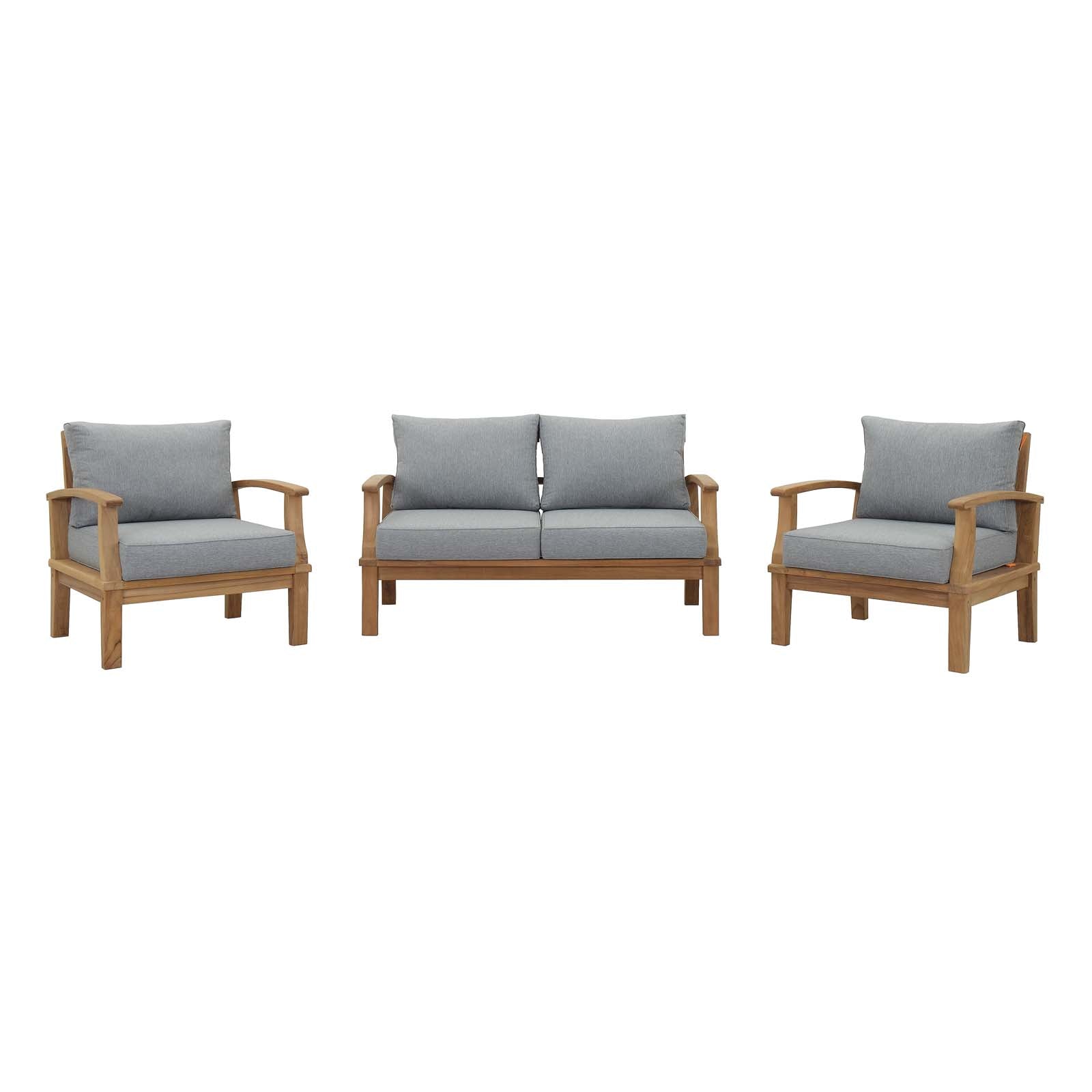 Marina 10 Piece Outdoor Patio Teak Set