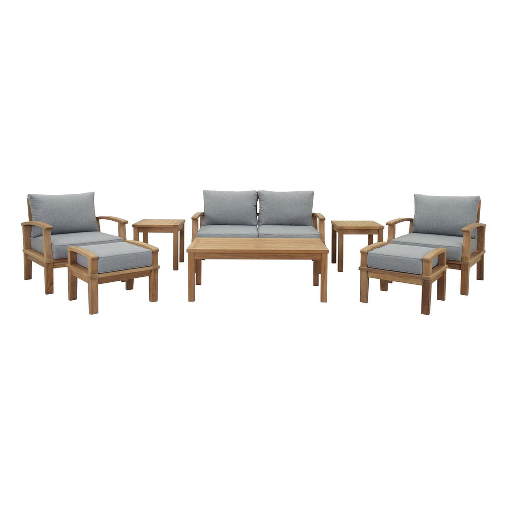 outdoor 8 Piece Outdoor Patio Teak Set