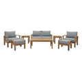 outdoor 8 Piece Outdoor Patio Teak Set
