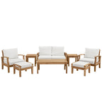 outdoor 8 Piece Outdoor Patio Teak Set