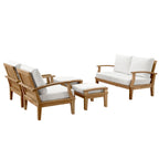outdoor 5 Piece Outdoor Patio Teak Set
