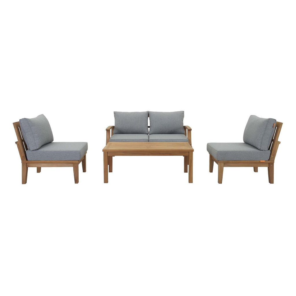 outdoor 5 Piece Outdoor Patio Teak Set