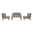 outdoor 5 Piece Outdoor Patio Teak Set