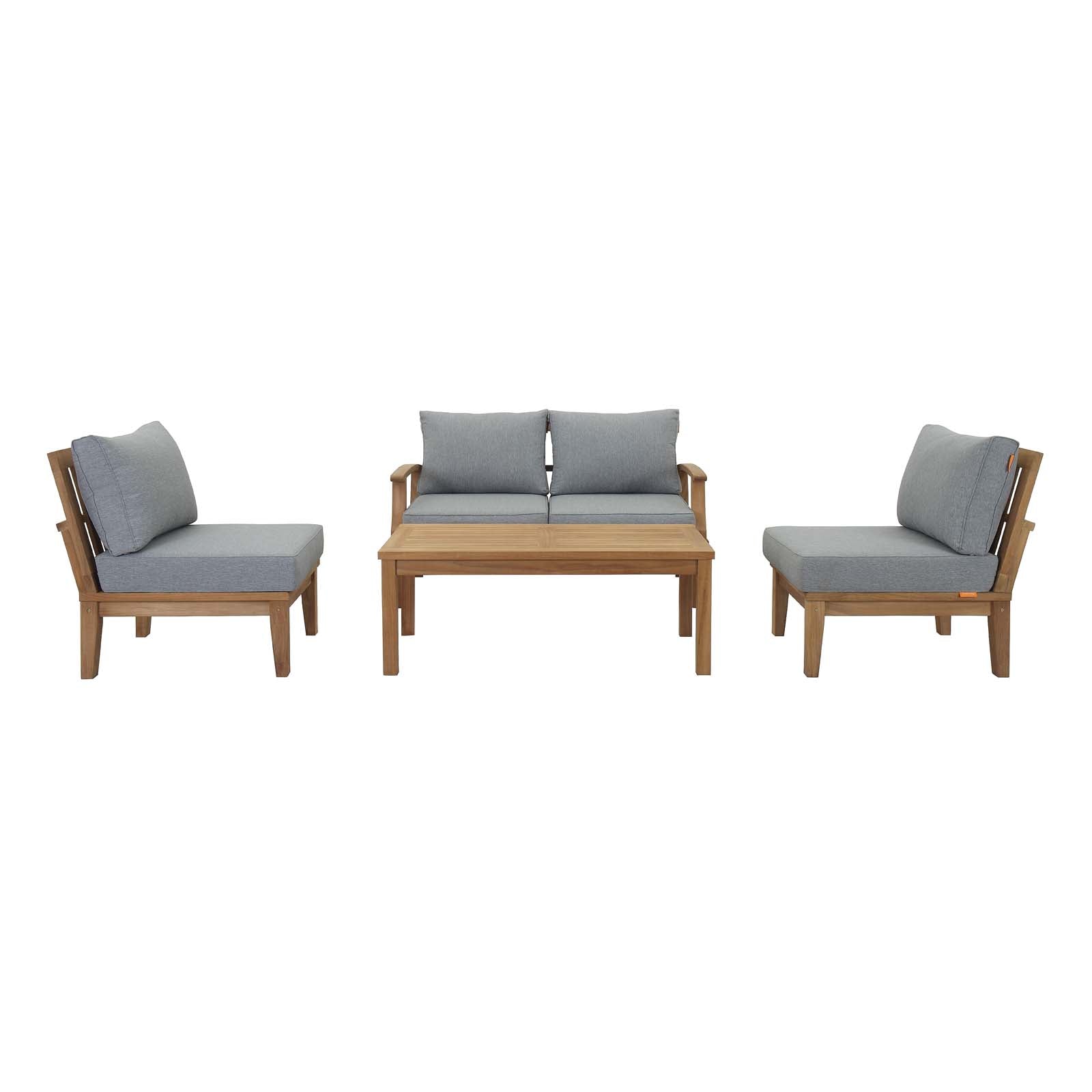 outdoor 5 Piece Outdoor Patio Teak Set