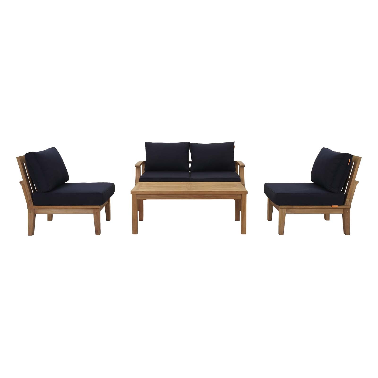 outdoor 5 Piece Outdoor Patio Teak Set