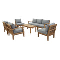 outdoor 8 Piece Outdoor Patio Teak Set