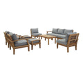 outdoor 10 Piece Outdoor Patio Teak Set
