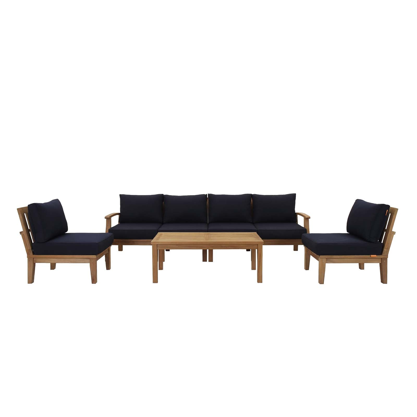 outdoor 7 Piece Outdoor Patio Teak Set