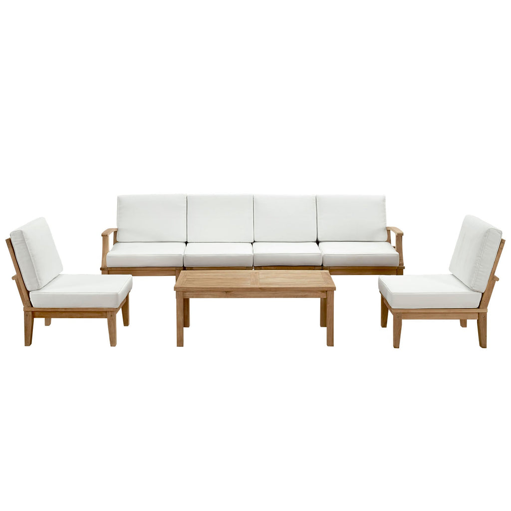 outdoor 7 Piece Outdoor Patio Teak Set