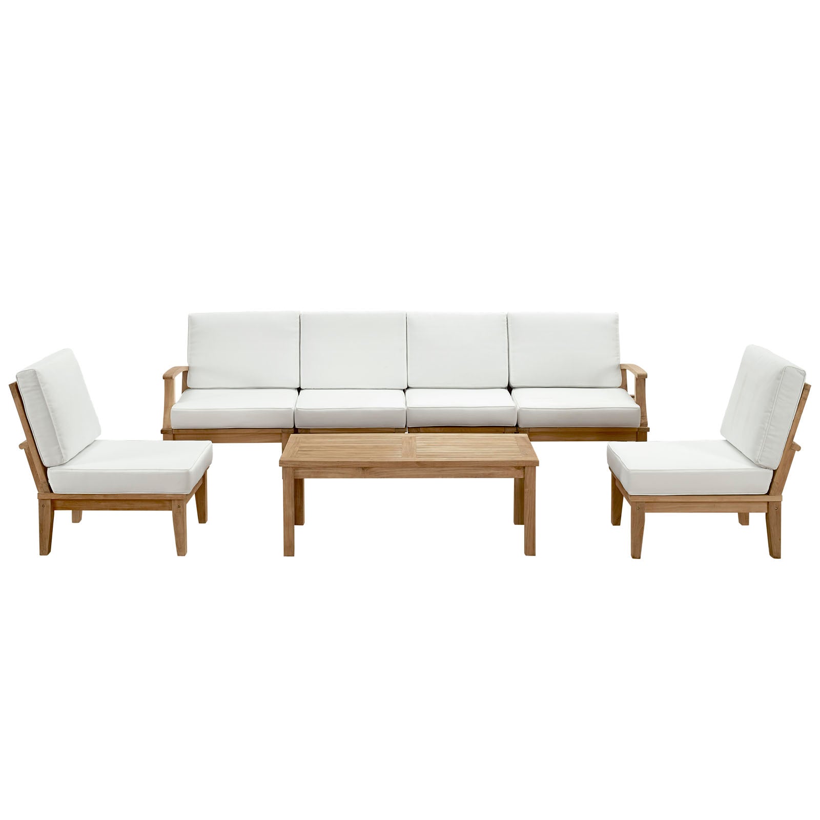outdoor 7 Piece Outdoor Patio Teak Set