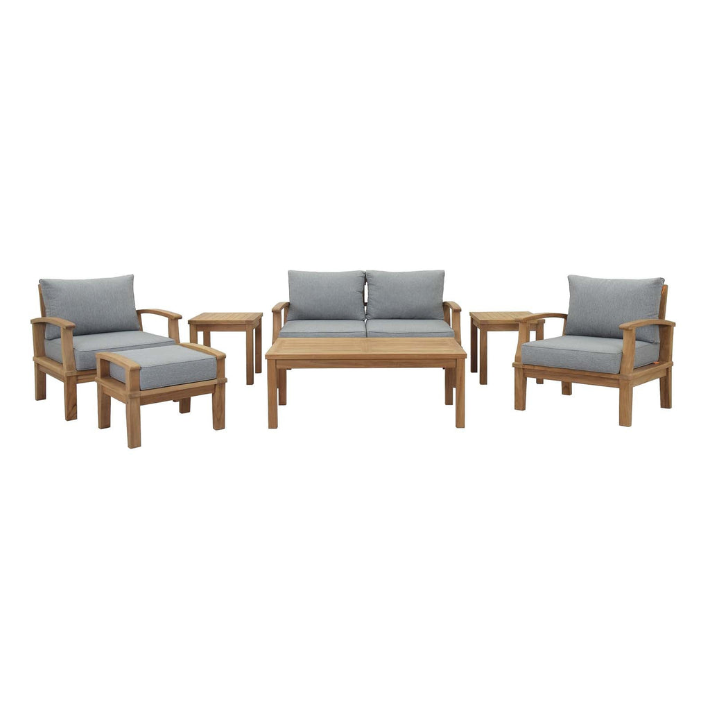 outdoor 7 Piece Outdoor Patio Teak Set