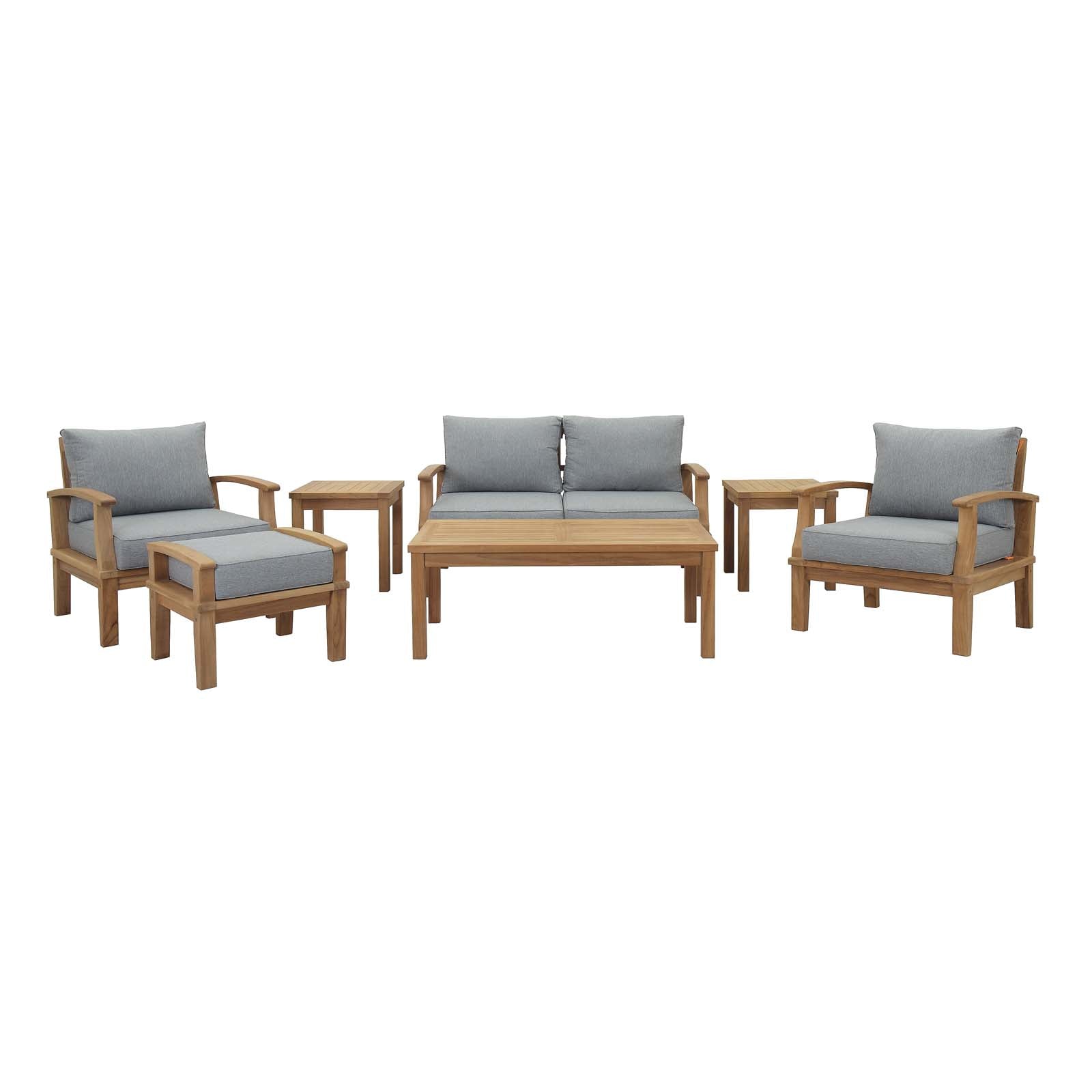 outdoor 7 Piece Outdoor Patio Teak Set