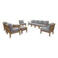 outdoor 10 Piece Outdoor Patio Teak Set
