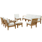 outdoor 10 Piece Outdoor Patio Teak Set
