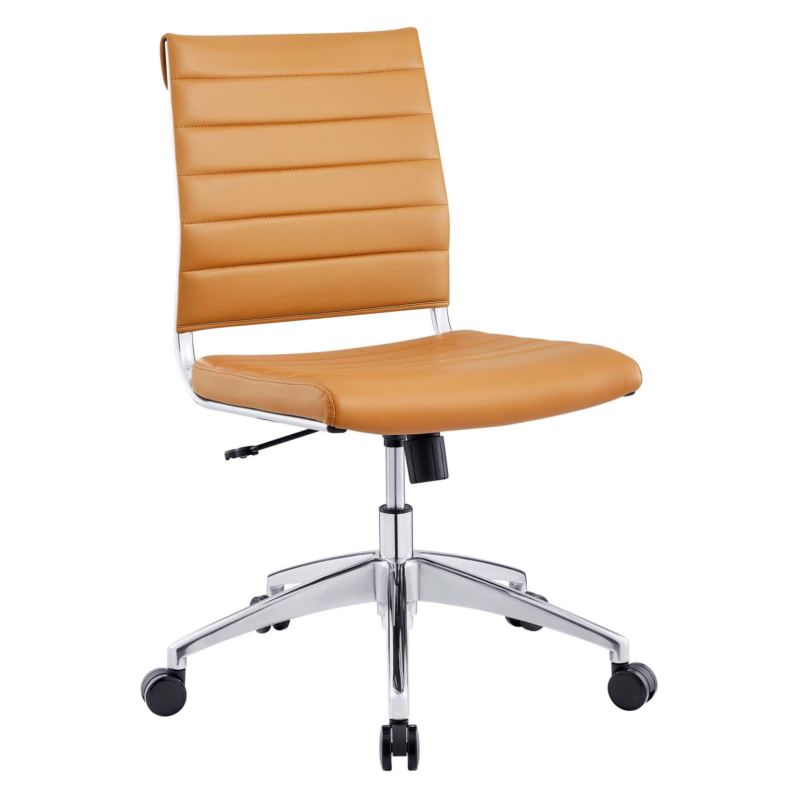 Jive Armless Mid Back Office Chair - EEI-1525-TAN