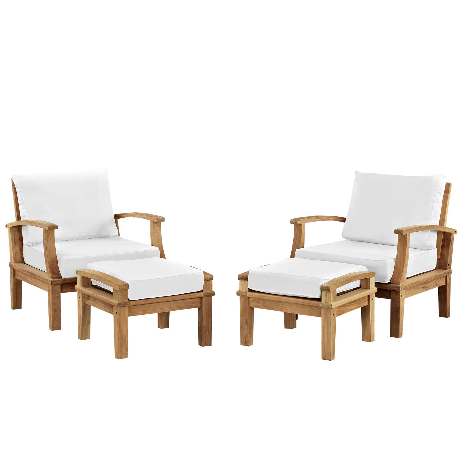Marina 10 Piece Outdoor Patio Teak Set