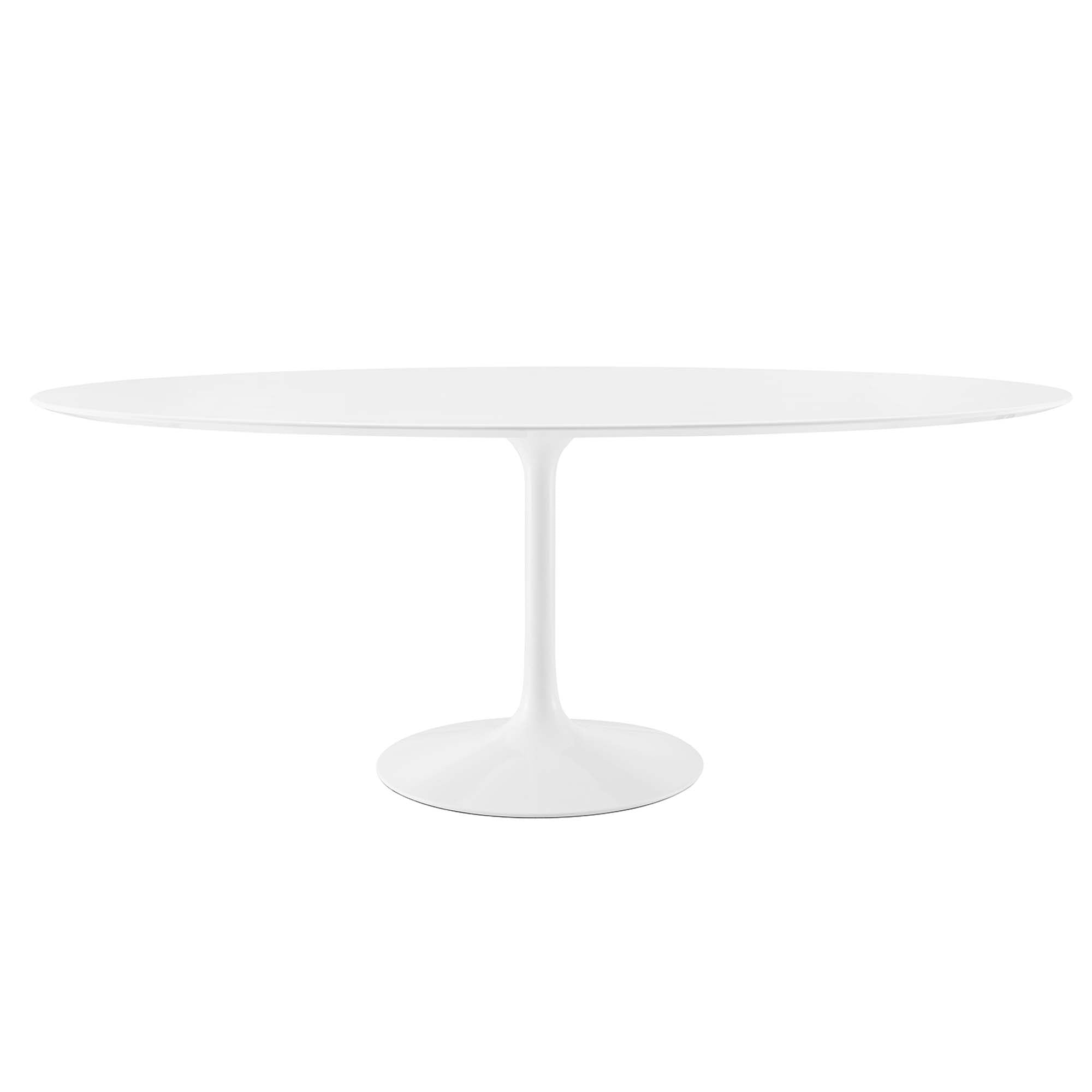 Lippa Oval Wood Dining Table - EEI-1657-WHI