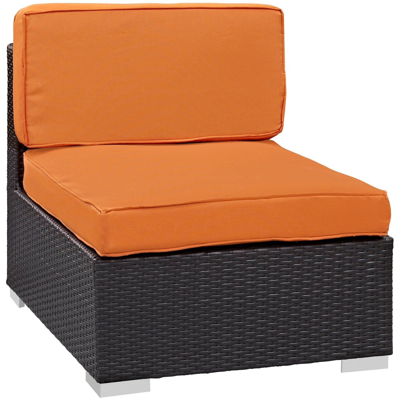 outdoor Outdoor Patio Armless Chair Set of 2