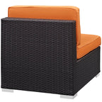 outdoor Outdoor Patio Armless Chair Set of 2