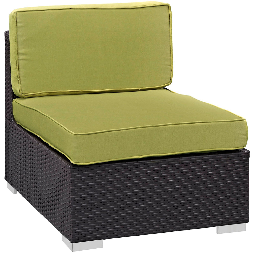 outdoor Outdoor Patio Armless Chair Set of 2