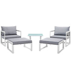 Fortuna 9 Piece Outdoor Patio Sectional Sofa Set