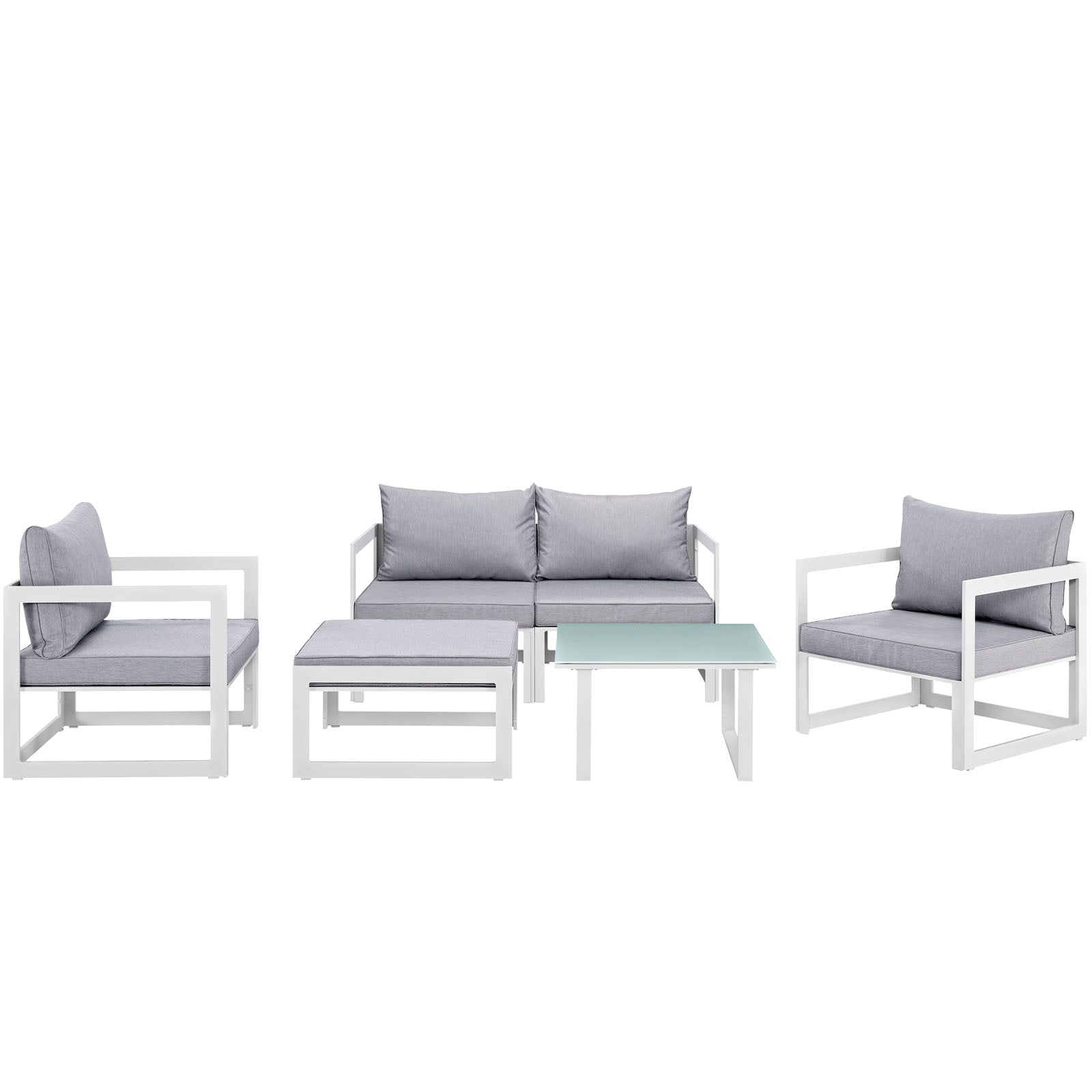 Fortuna 9 Piece Outdoor Patio Sectional Sofa Set