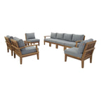 outdoor 8 Piece Outdoor Patio Teak Set