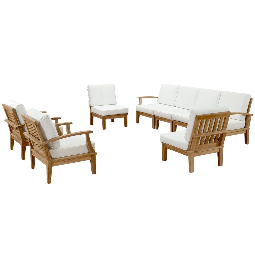 outdoor 8 Piece Outdoor Patio Teak Set