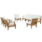 outdoor 8 Piece Outdoor Patio Teak Set