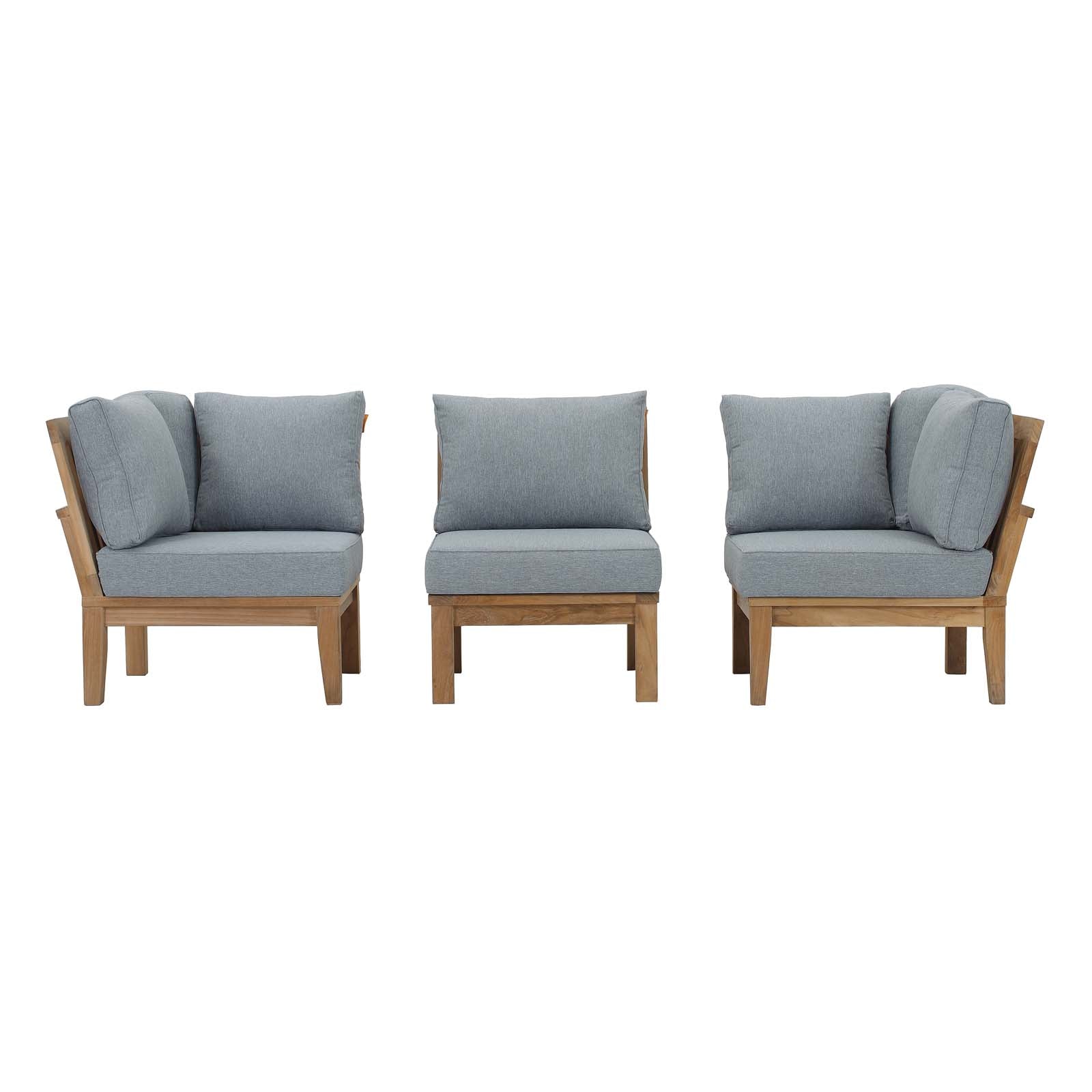 outdoor 3 Piece Outdoor Patio Teak Set