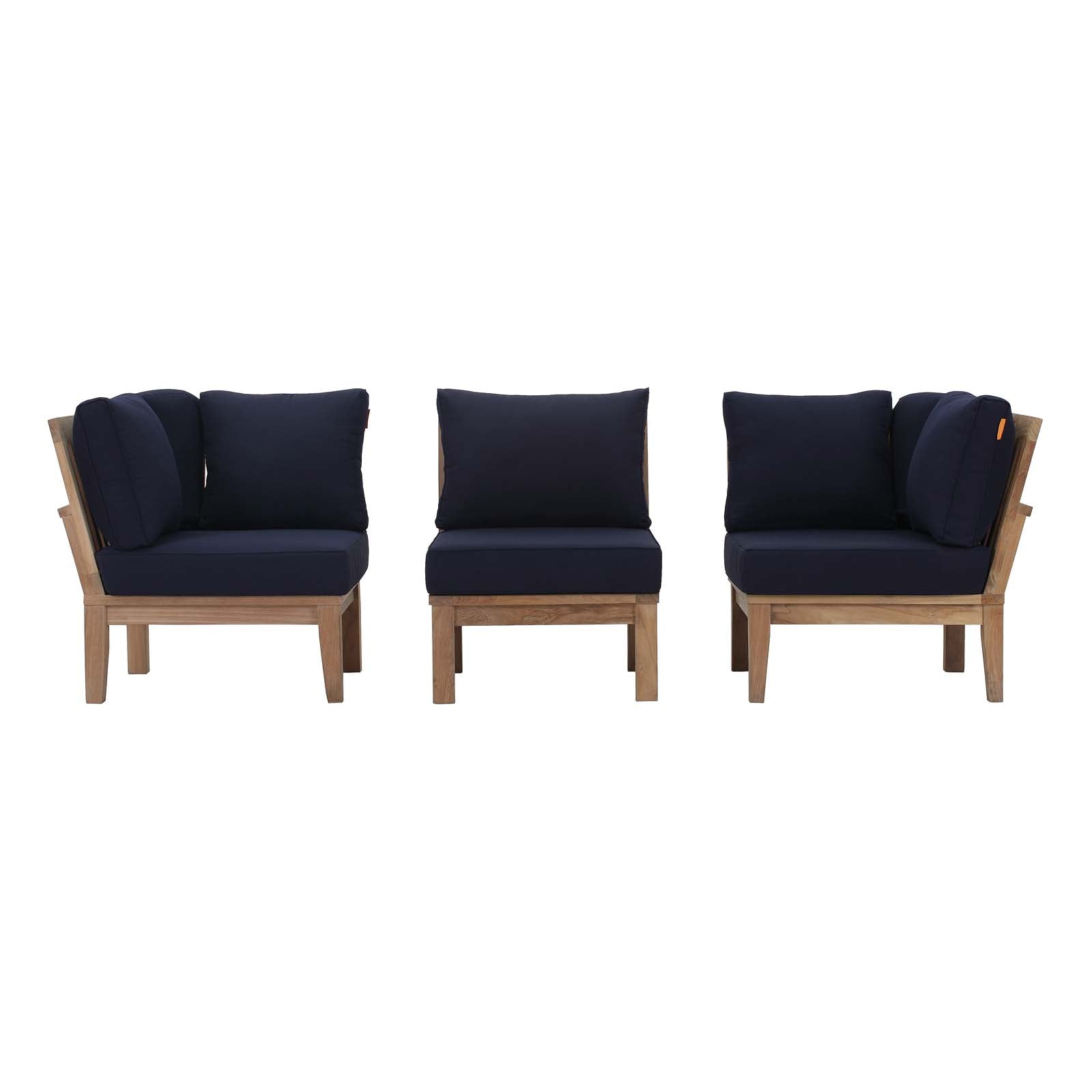 outdoor 3 Piece Outdoor Patio Teak Set
