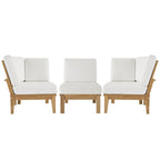outdoor 3 Piece Outdoor Patio Teak Set