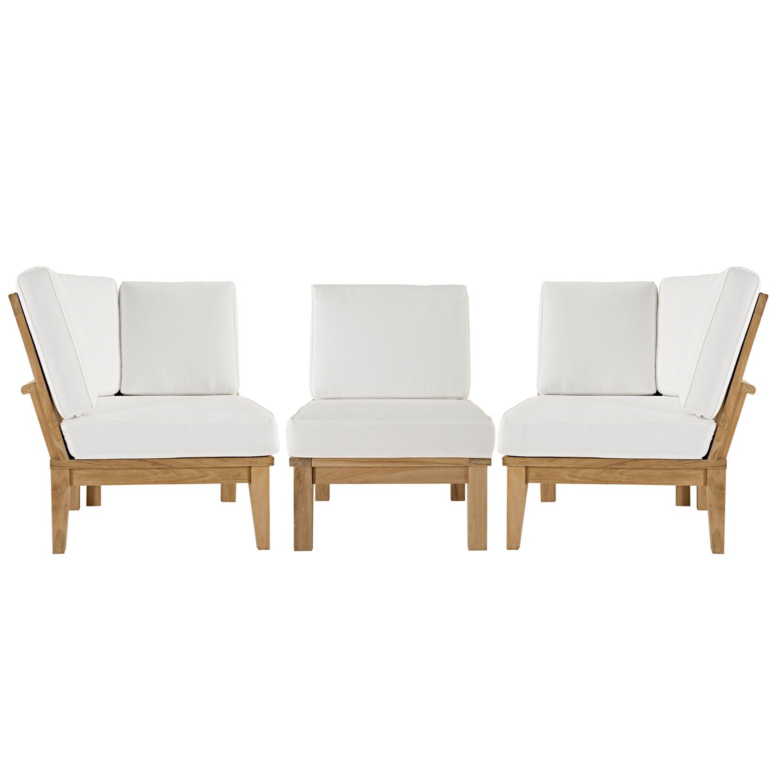 outdoor 3 Piece Outdoor Patio Teak Set