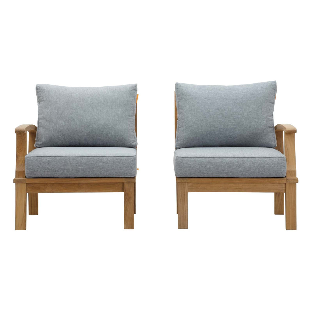 outdoor 2 Piece Outdoor Patio Teak Set