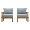 outdoor 2 Piece Outdoor Patio Teak Set