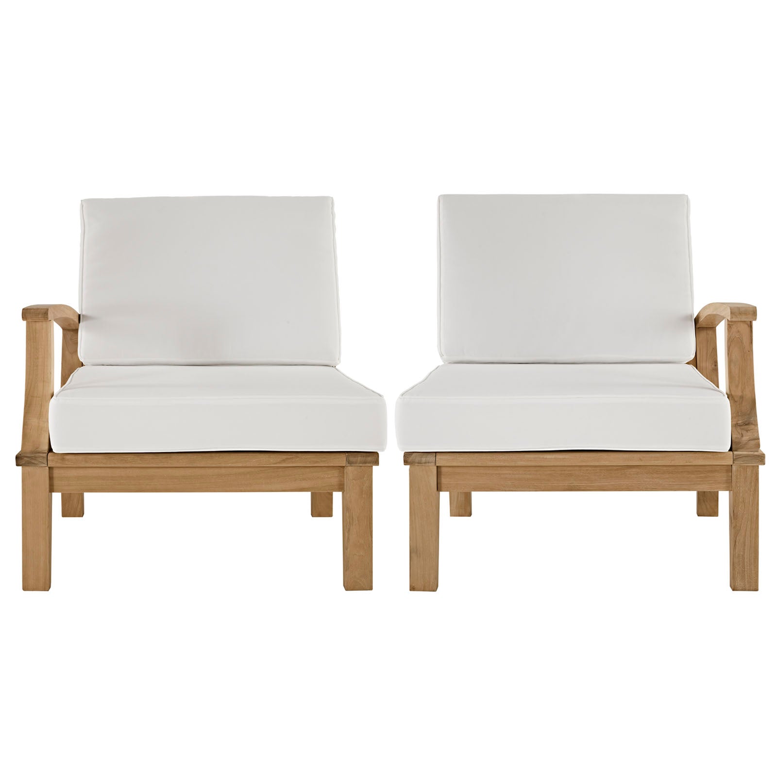 outdoor 2 Piece Outdoor Patio Teak Set
